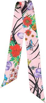 TWILLY SCARF 5x85 LIVING GARDEN PINK