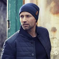 MEN HAT - Storm Knitted Hat Black Iris