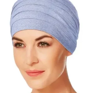 YOGA TURBAN - Light Blue Melange