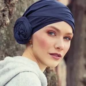 ZURI TURBAN - Black Iris