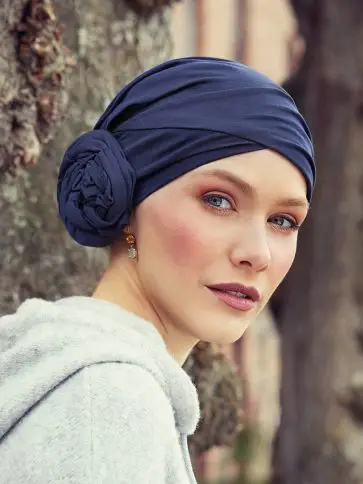ZURI TURBAN - Black Iris