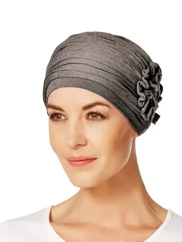 LOTUS TURBAN - Warm Brown Melange