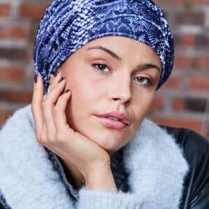 LEA TURBAN - Blue Snake