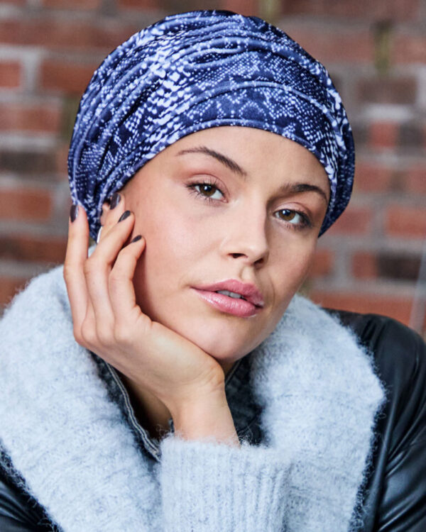 LEA TURBAN - Blue Snake