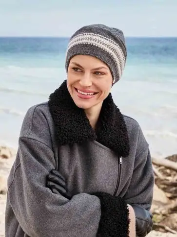 HAZEL KNITTED HAT CASHMERE