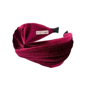 Diadeem Breed Velvet Fuchsia