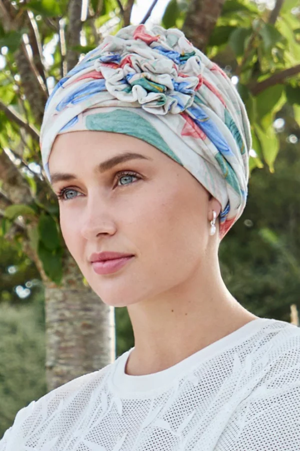 LOTUS TURBAN - LINNEN