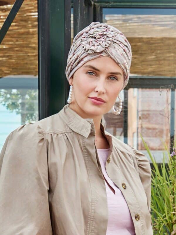 LOTUS TURBAN - LINNEN