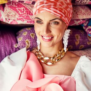 SAPPHIRE BOHO TURBAN