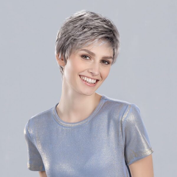 Damespruik Debbie (metallic grey)