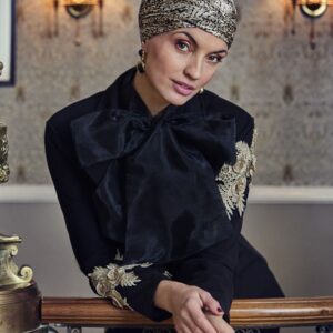 Sapphire Boho Turban Snake