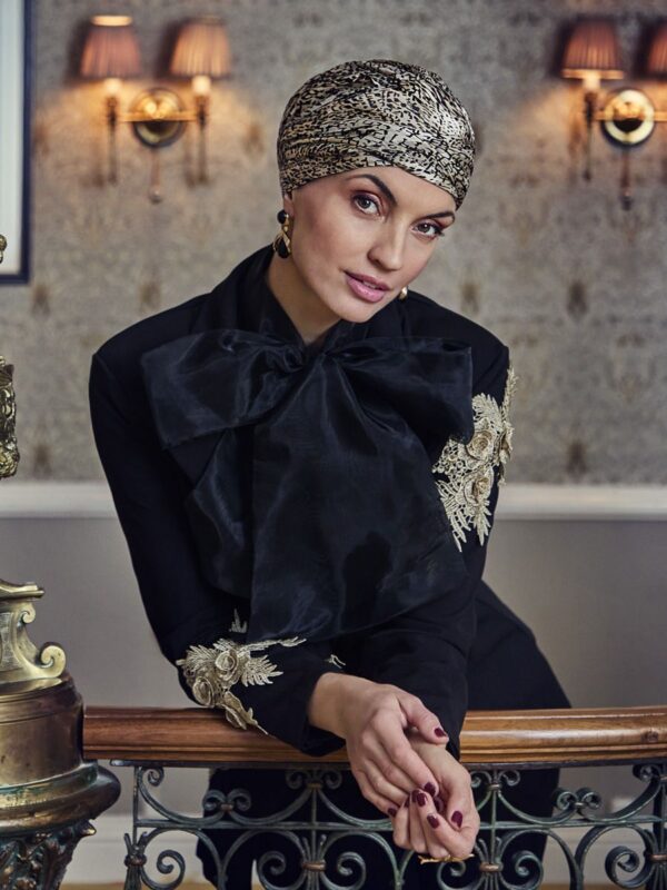 Sapphire Boho Turban Snake