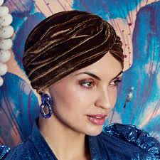 PEARL BOHO TURBAN VELVET