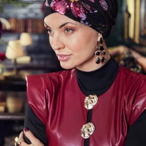 Perla Boho Turban Set Sequins