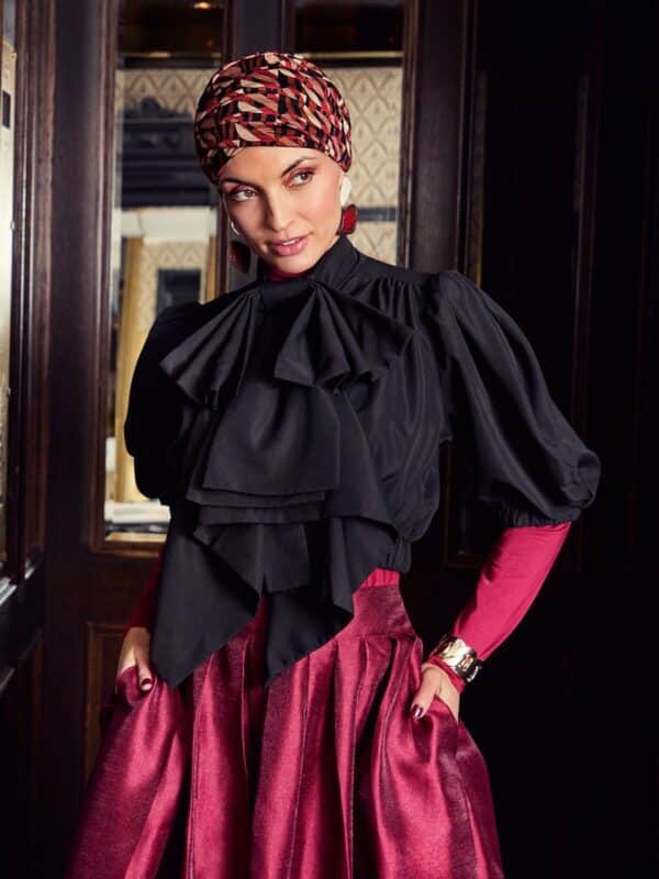 Sapphire Boho Turban