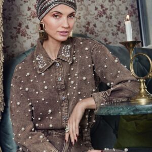 Sapphire Boho Turban