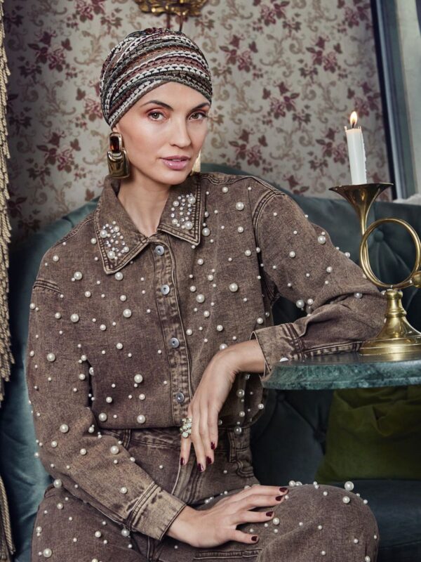 Sapphire Boho Turban