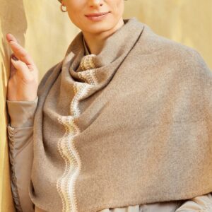 Gebreide poncho Cashmere